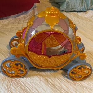 Disney Gold and Pink Princess Carriage